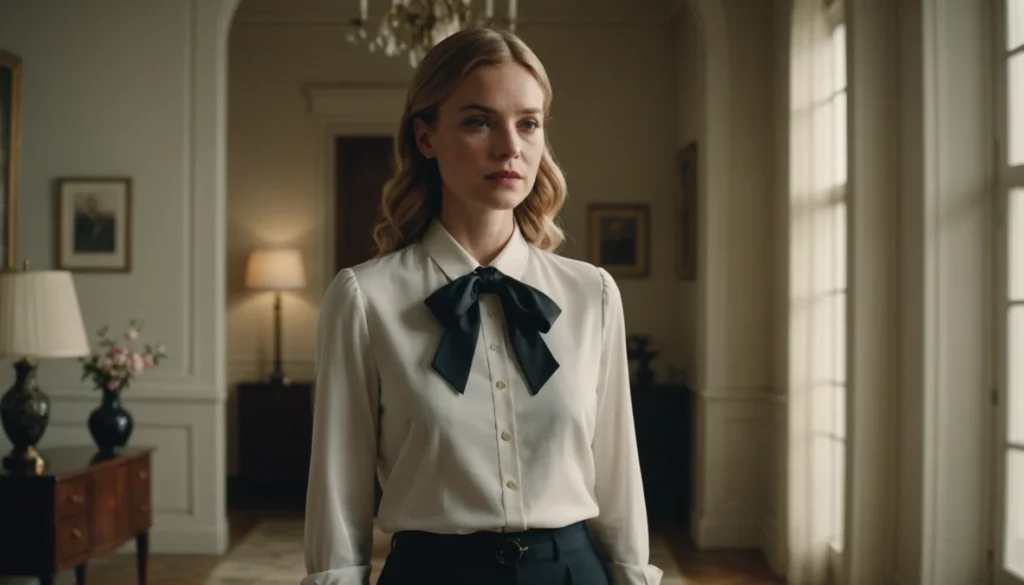 blouse à nouer devant