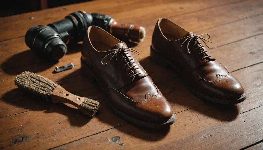 agrandir chaussures cuir