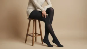 collant polaire peau noire